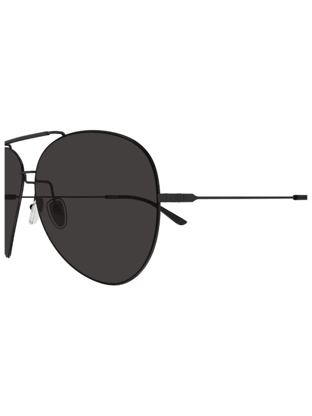 New Gucci Men's Sunglasses Black Grey Lens Metal Frame GG2172S 003 65